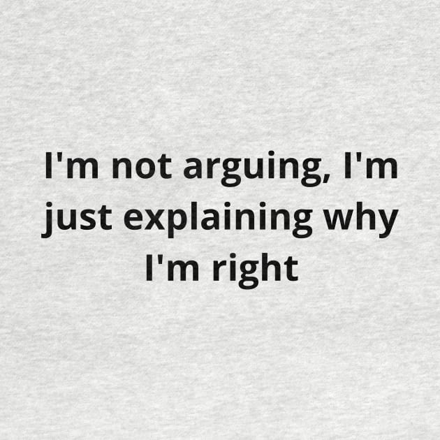 i'm not arguing by  Faya